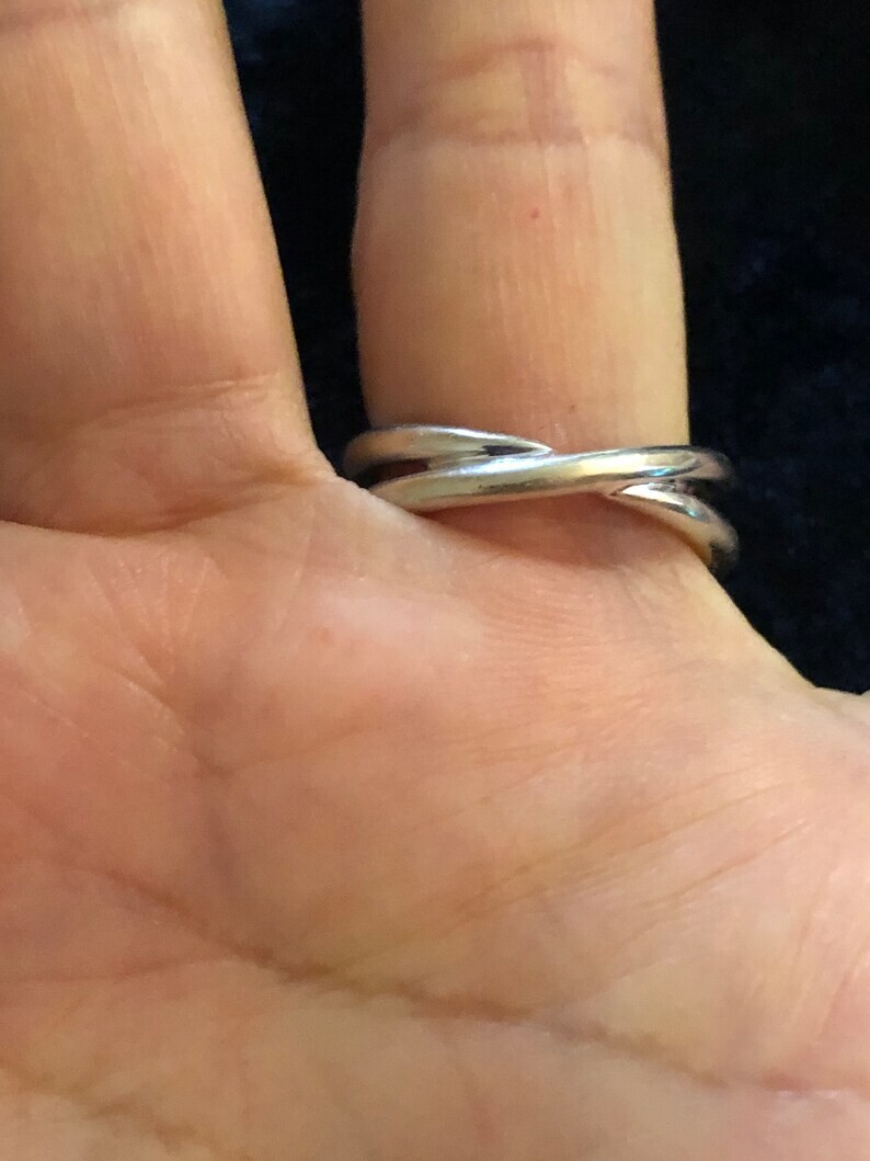 Solid 18k White Gold .30 CTW Diamond Contemporary Style Ring Size 7 1/4