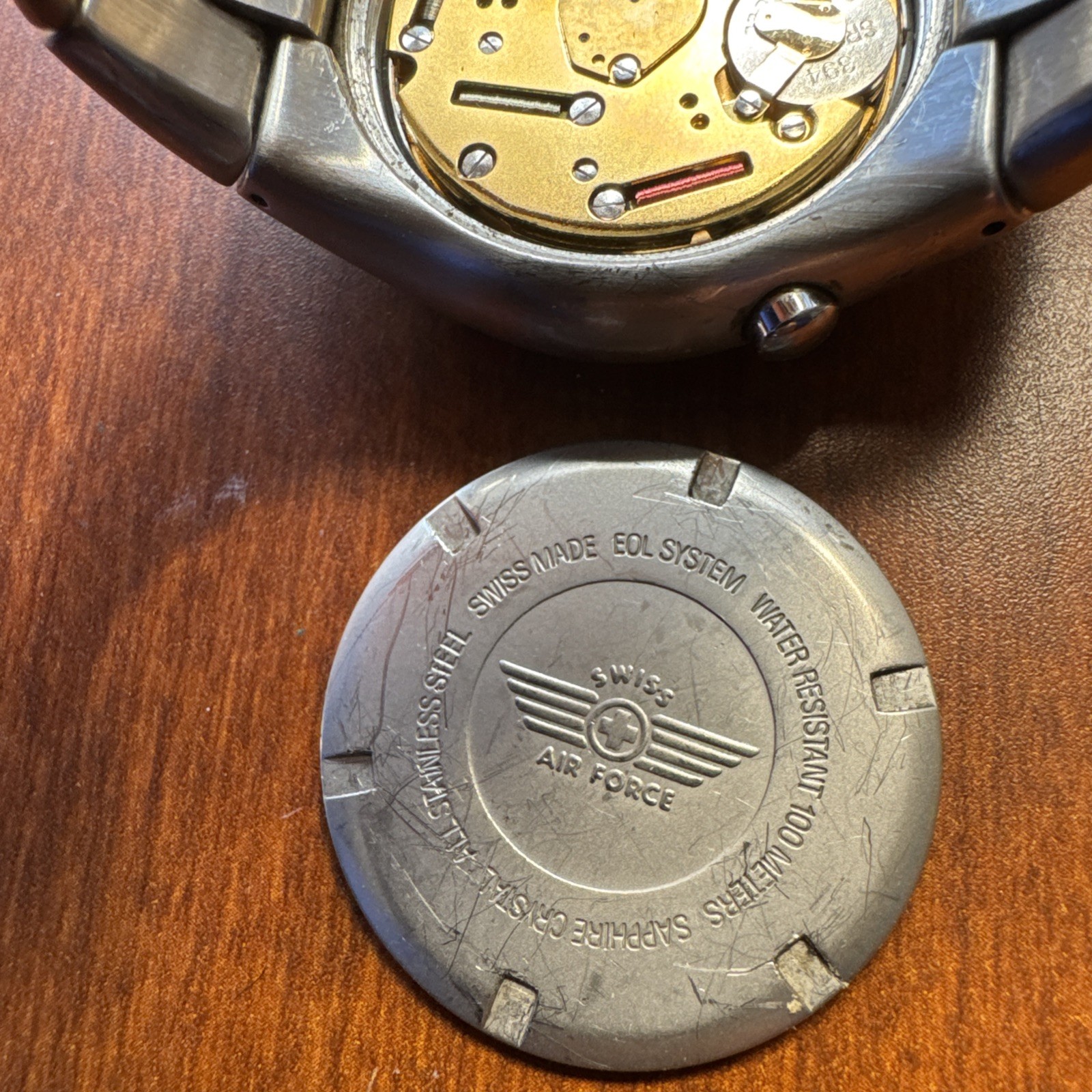 Swiss Army Hunter Flyback Chronograph Watch, WORKS RARE, read 41mm ETA 251 292