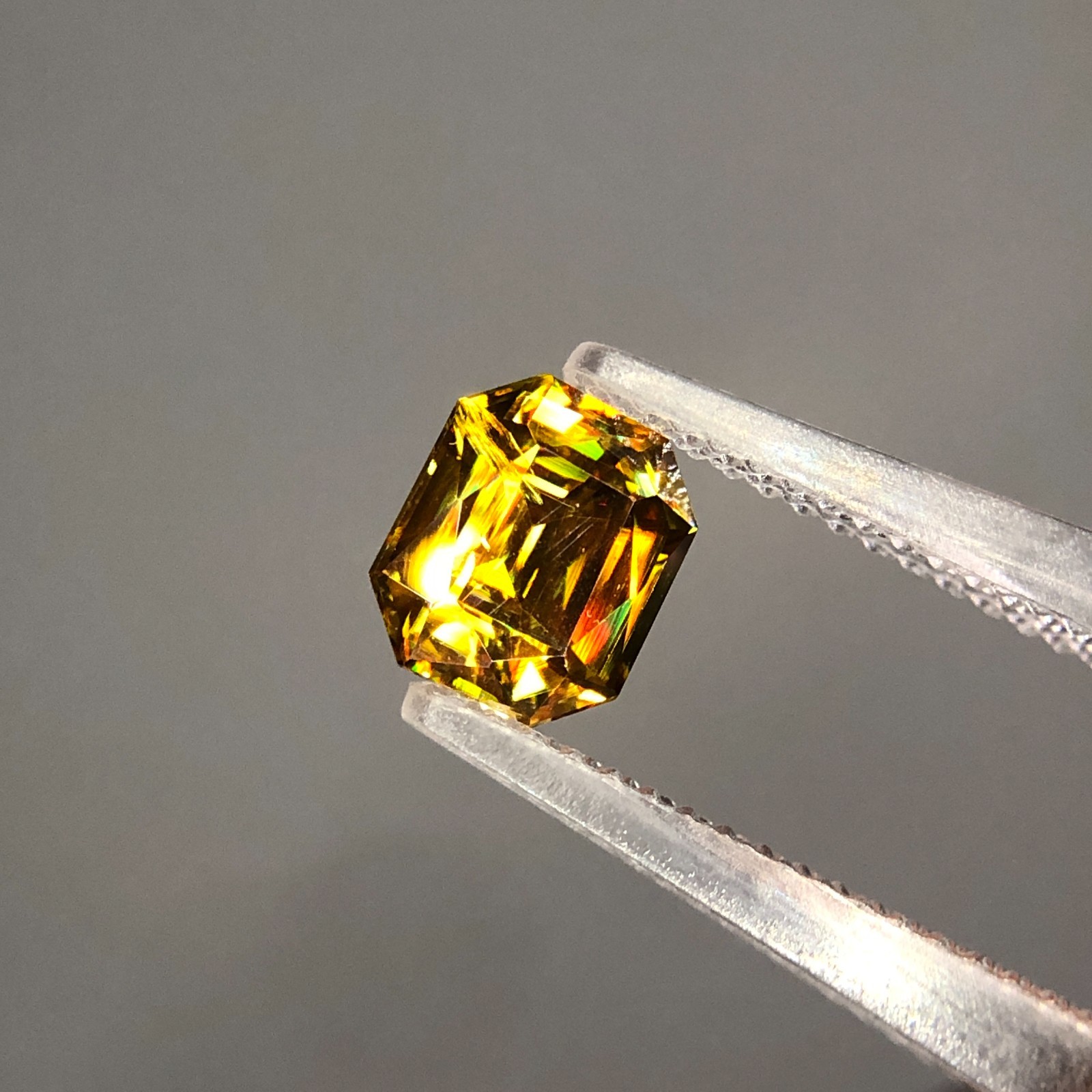 1.20 Carat Natural Full Fire Sphene Titanite | Step Cut | Gemstone For Jewelry