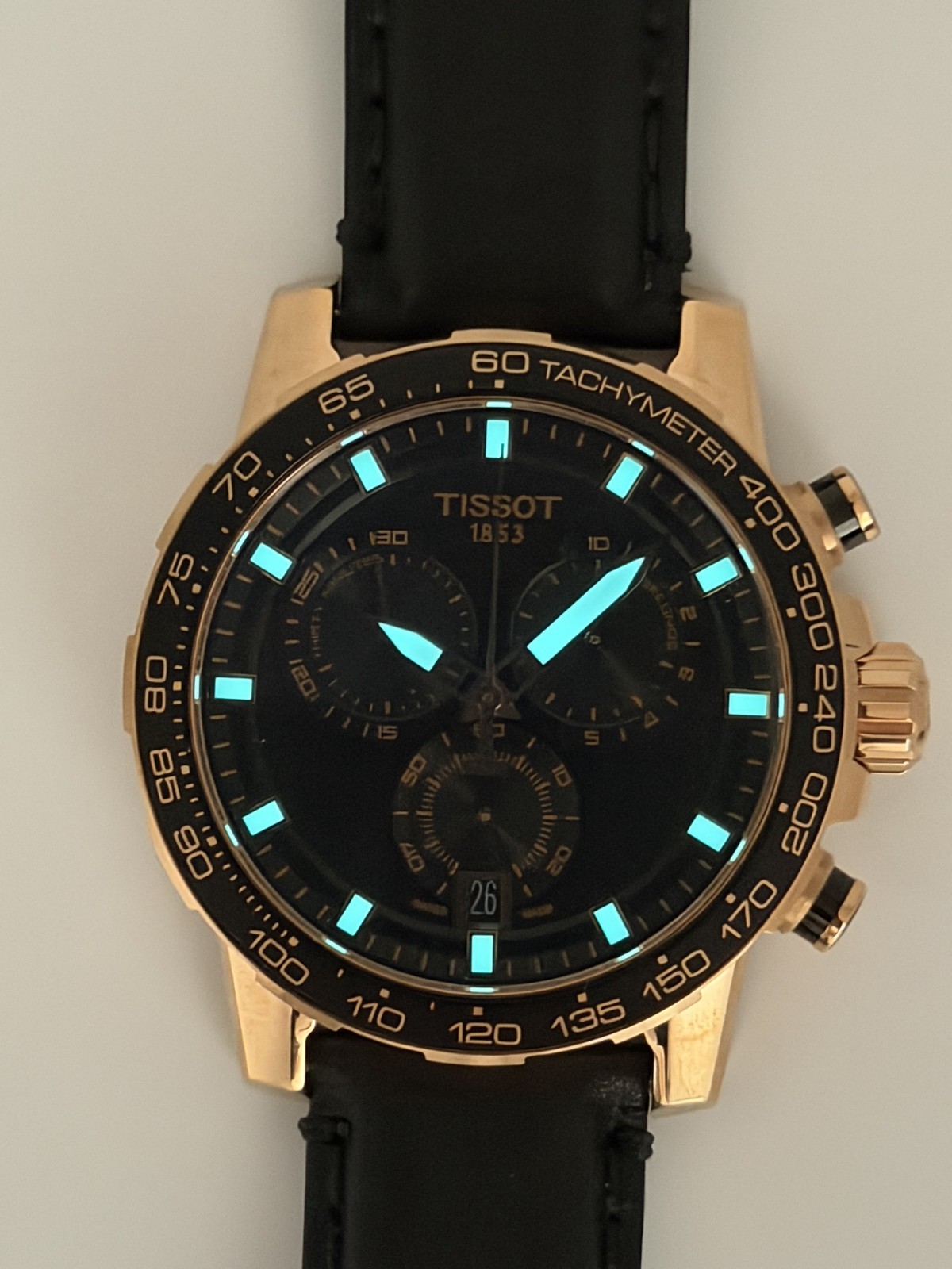 TISSOT Supersport Chrono T125.617.36.051.00 Black Dial Men’s Watch 45.5mm
