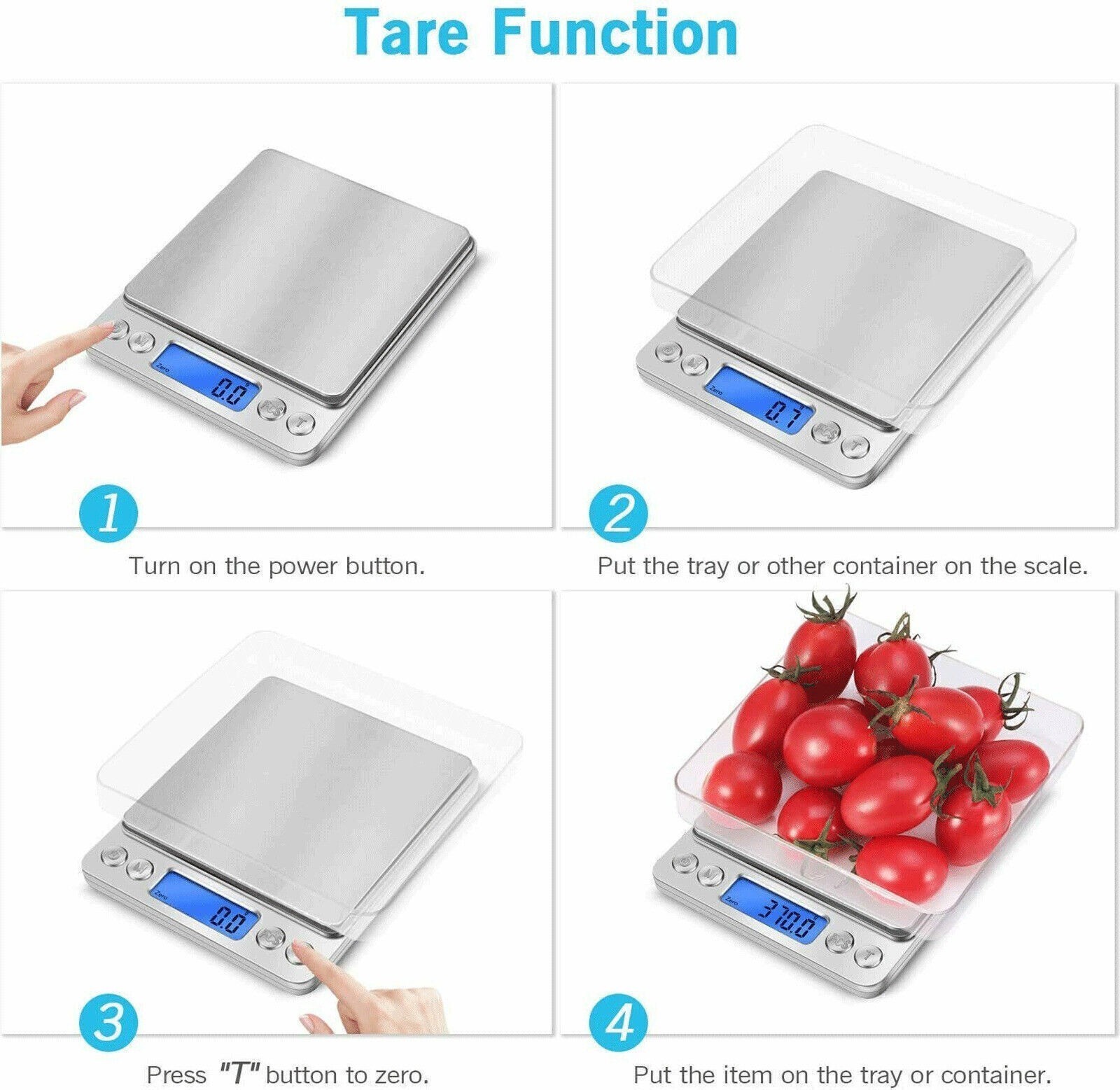 0.01g High Precision Stainless Steel Digital Pocket Jewelry Kitchen Weigh Scale