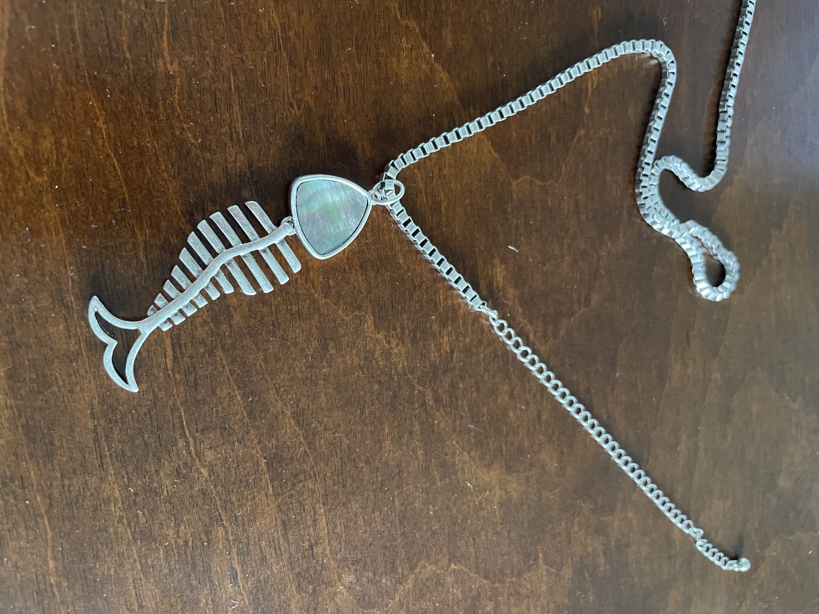 Brand New Free People multi-use necklace silver