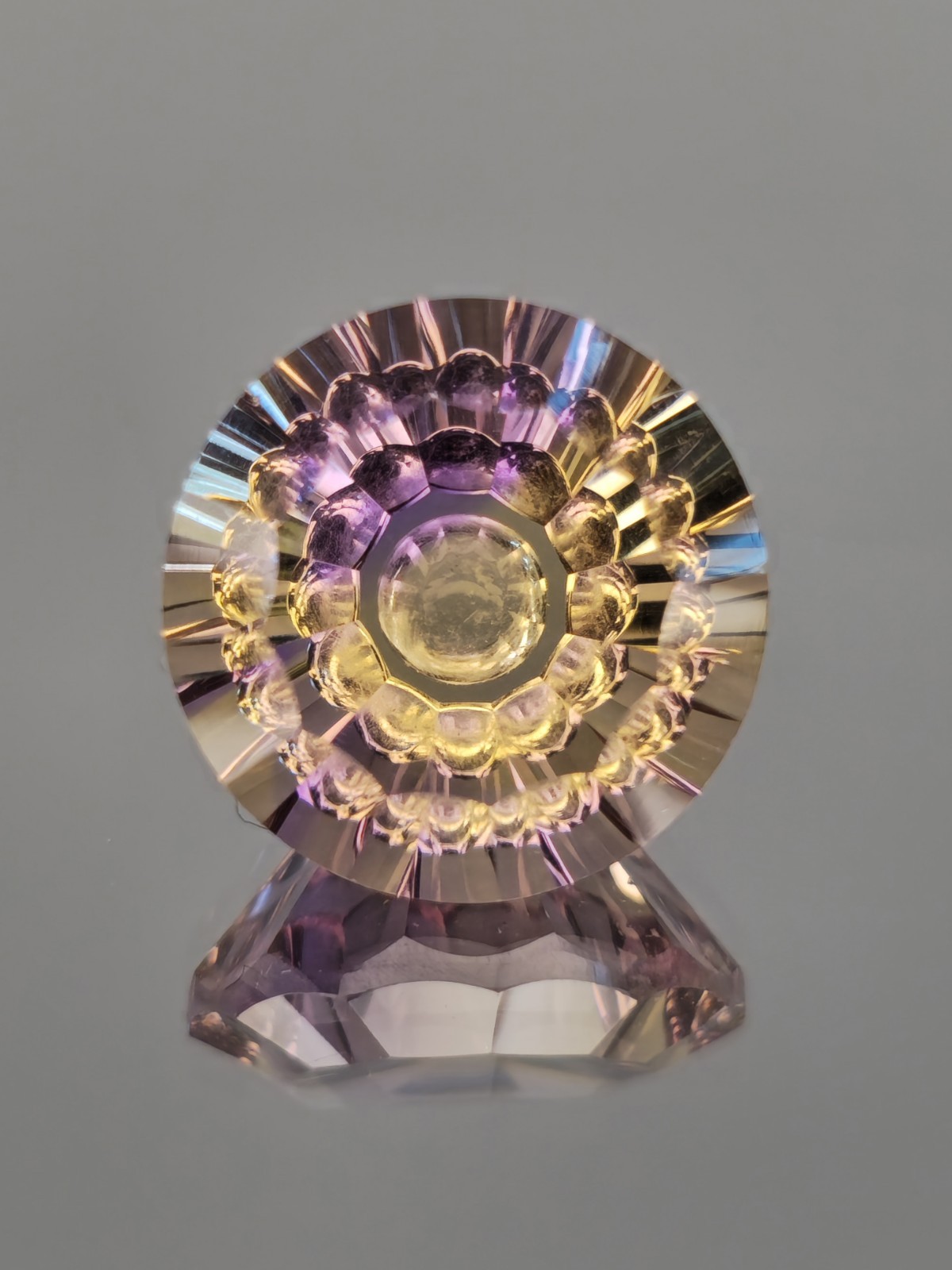 Ametrine Untreated 5.85 Carat Bolivian Princess Anahí Mine Bi Color Natural Gem