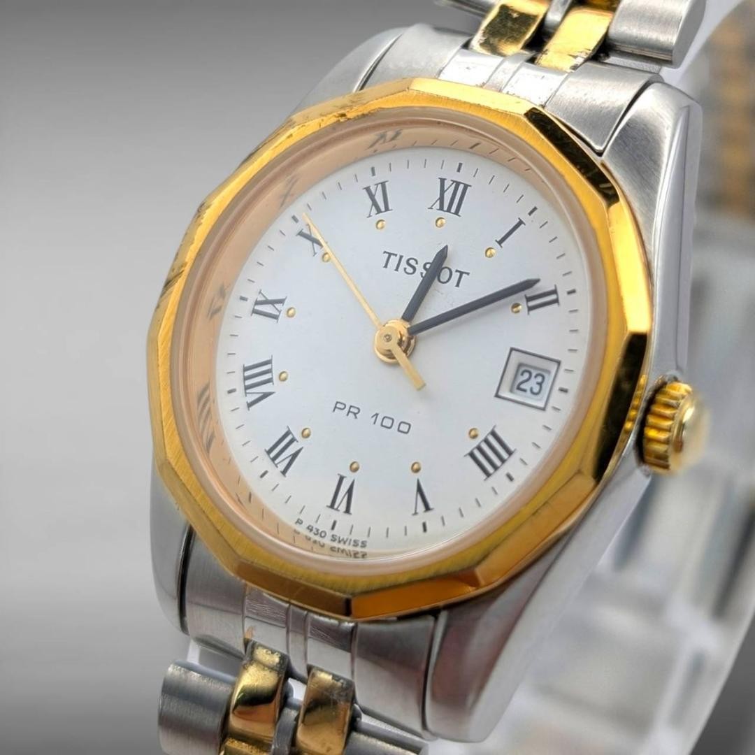 tissot pr100 dodecagon roman quartz wrist 16cm/6.3in No Accessories