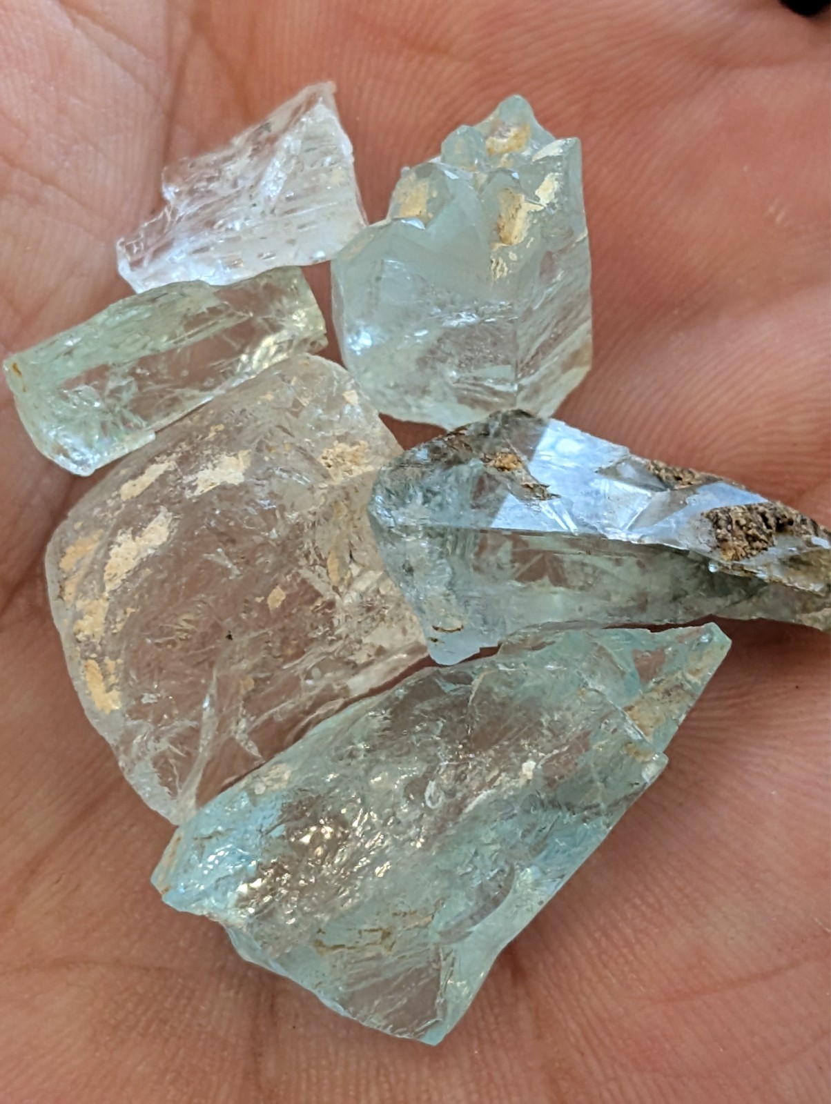 USA Seller 87.82 ct Aquamarine VS-SI Cabochon tumble rough gemstone