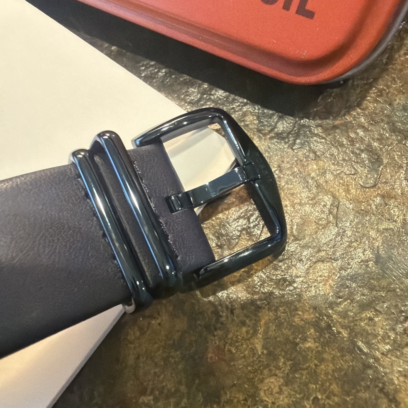 Fossil Blue Leather Watch unisex Male Female