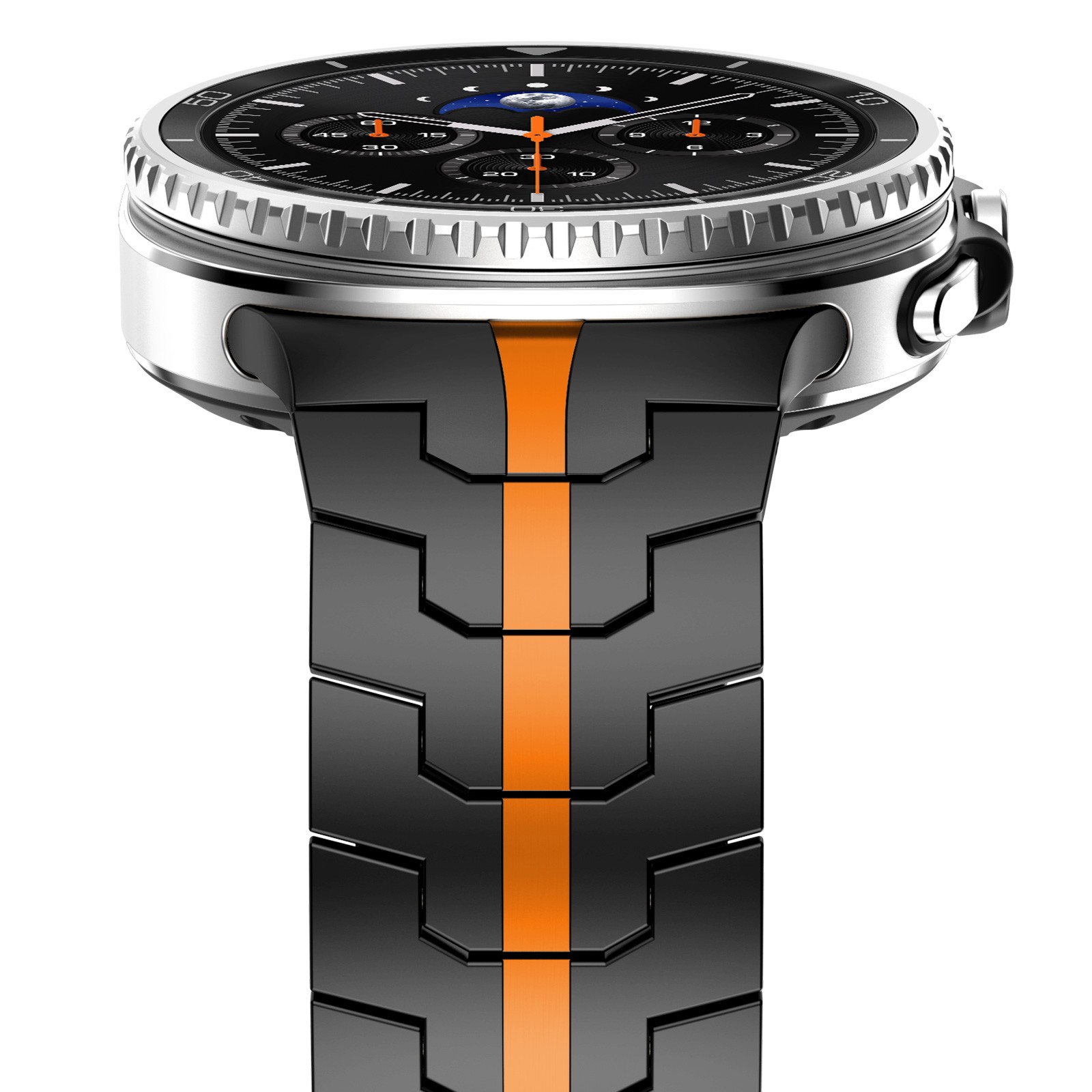 For Samsung Galaxy Watch 8 Classic 46mm/8 40/44mm Stainless Steel Metal Strap