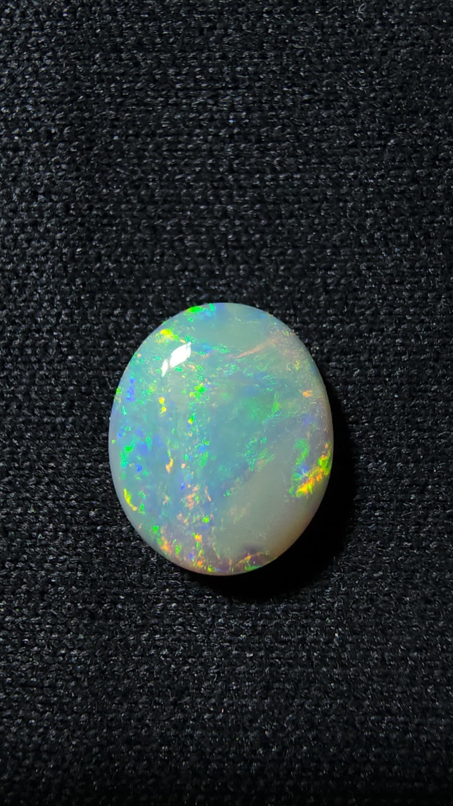 Australian Lightning Ridge 0.90ct Rainbow Crystal Nobby Opal