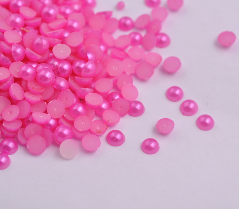 Half Pearl Round Bead Flat Back Scrapbook suitable for craft Flat Back 2-8mm DIY