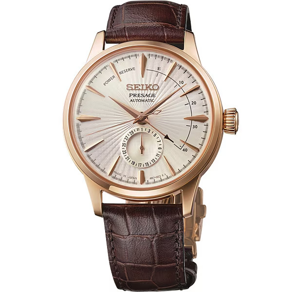 SEIKO PRESAGE SARY132 Rose Gold Automatic Mechanical Elegant Men Watch New Box