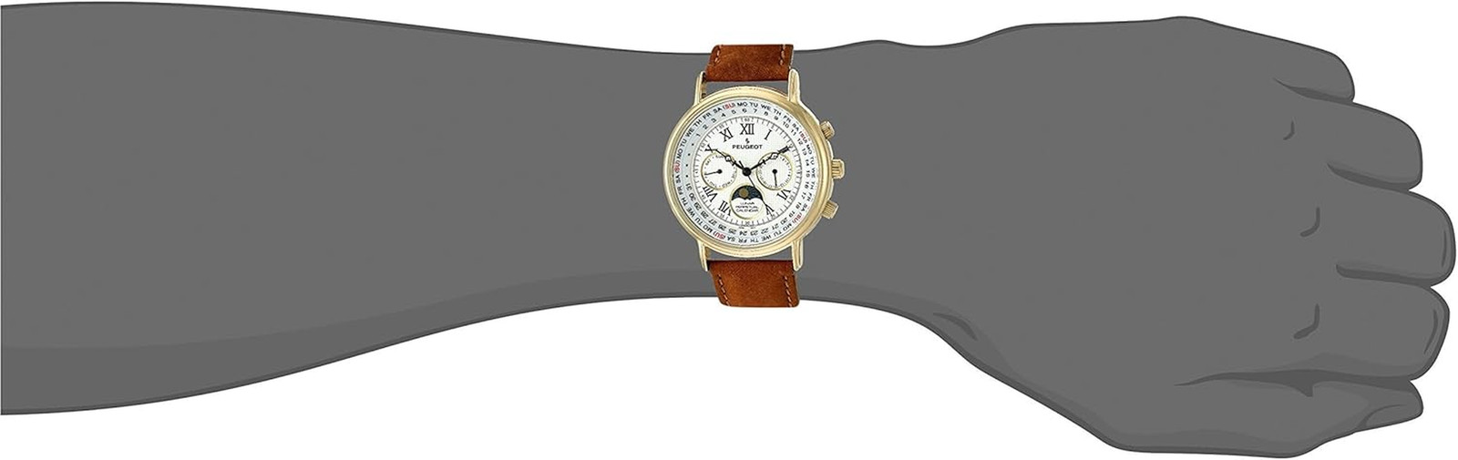 Vintage Multi-Function Watch with Perpetual Calendar & Moon Phase