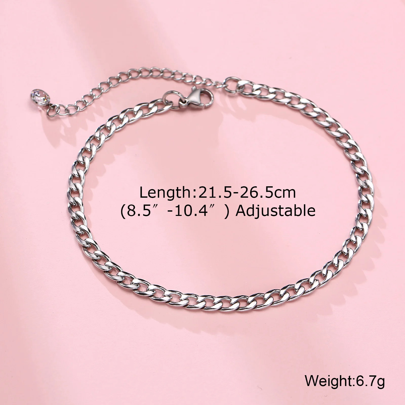 Figaro Chain Anklet,Figaro Chain Ankle Bracelet for Men Women,Everyday Dainty An