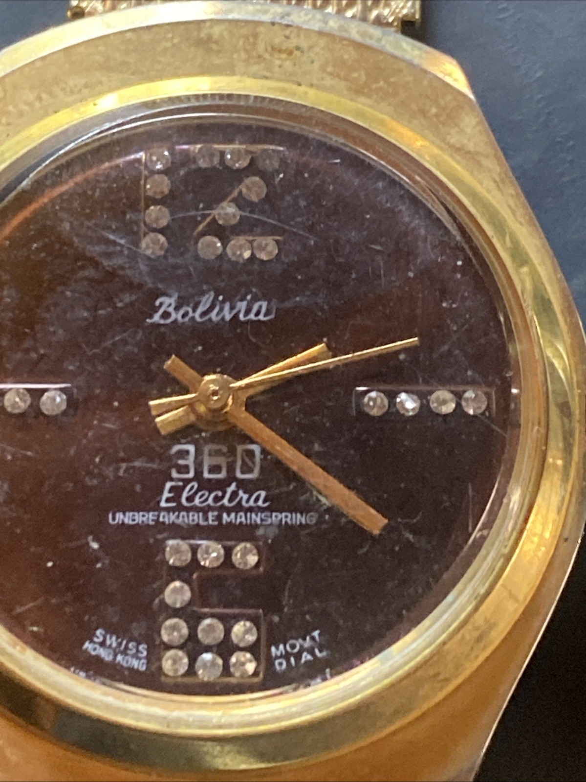 Vintage Lot Bolivia Electra 360 Mechanical Watch & Ultrathin Presidential T18
