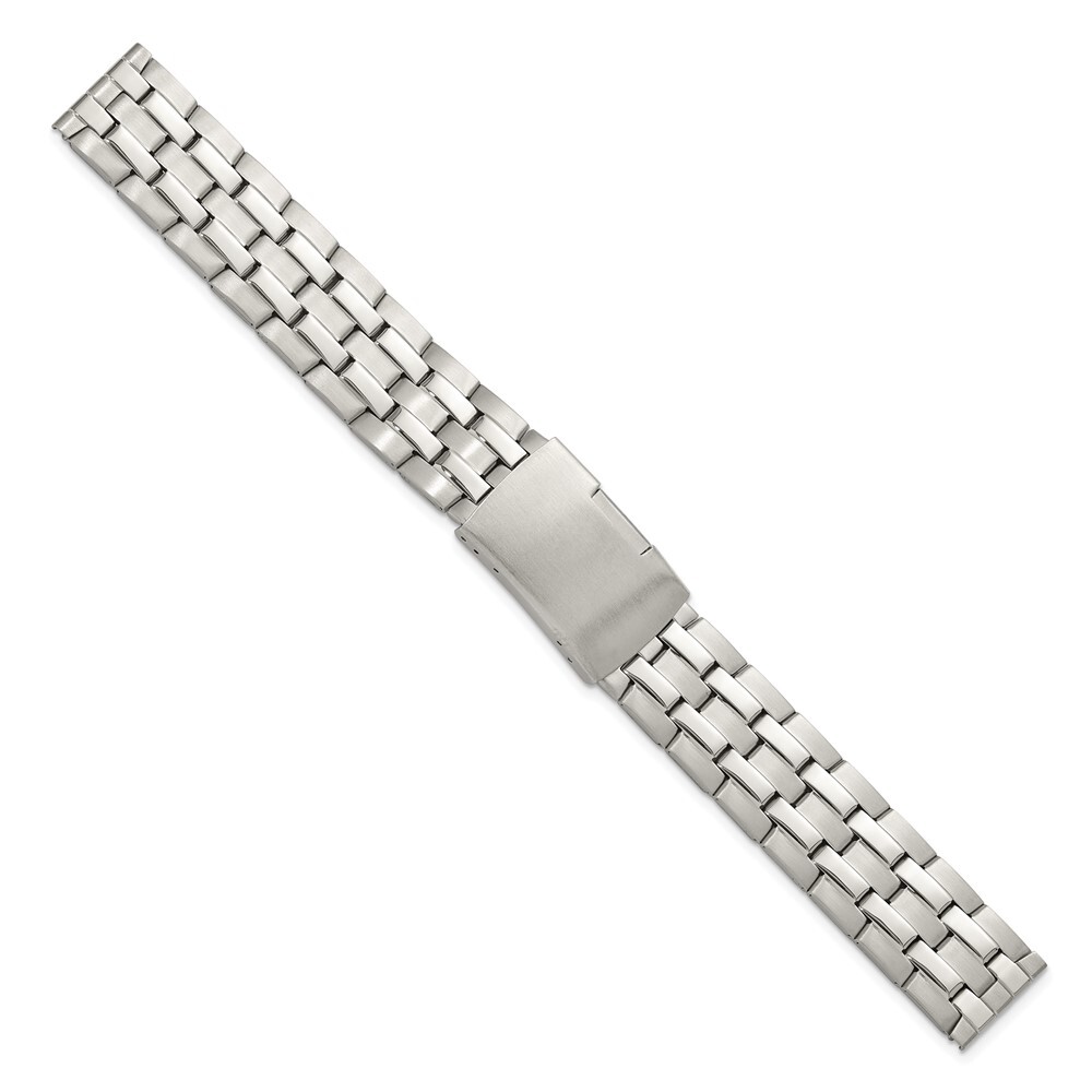 18mm Stainless Steel Push-Button Deployment Watch Band
