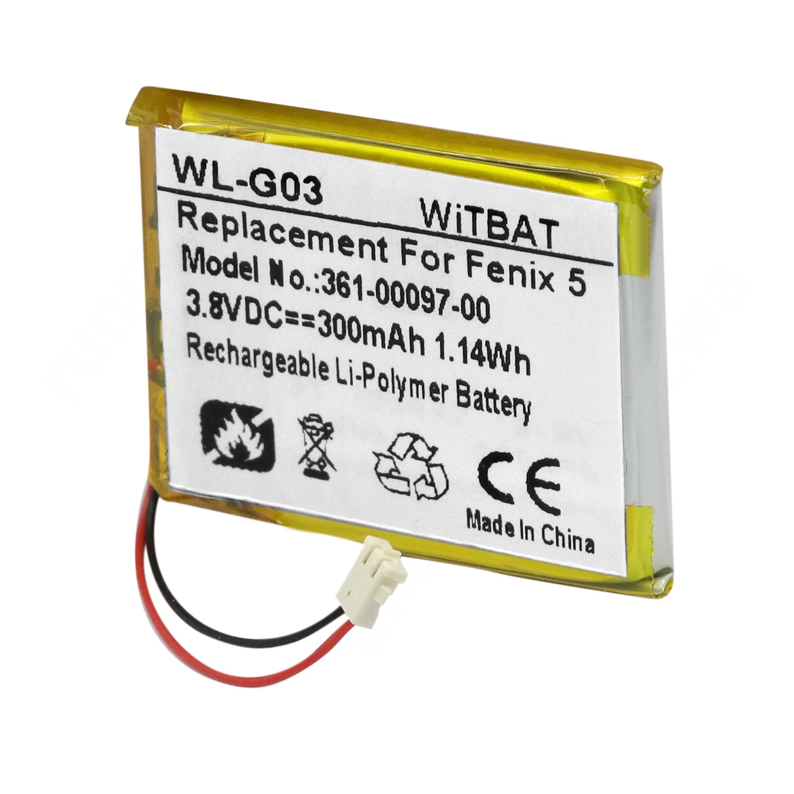 361-00097-00 Battery For Garmin Fenix 5 6 7 5X Fenix 6Pro Fenix7Pro GPS Watch