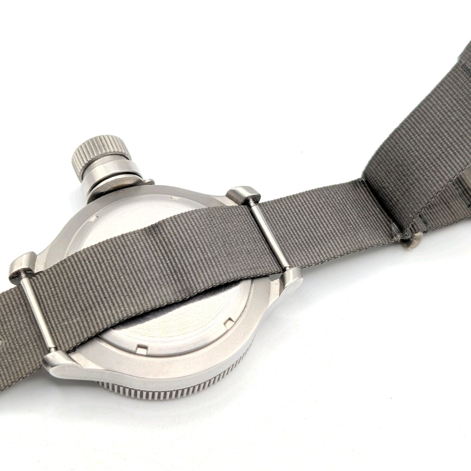 ZENO WATCH Hand Winding Men’s Round Silver Black Dial Small Second Y2K Zeno Watc