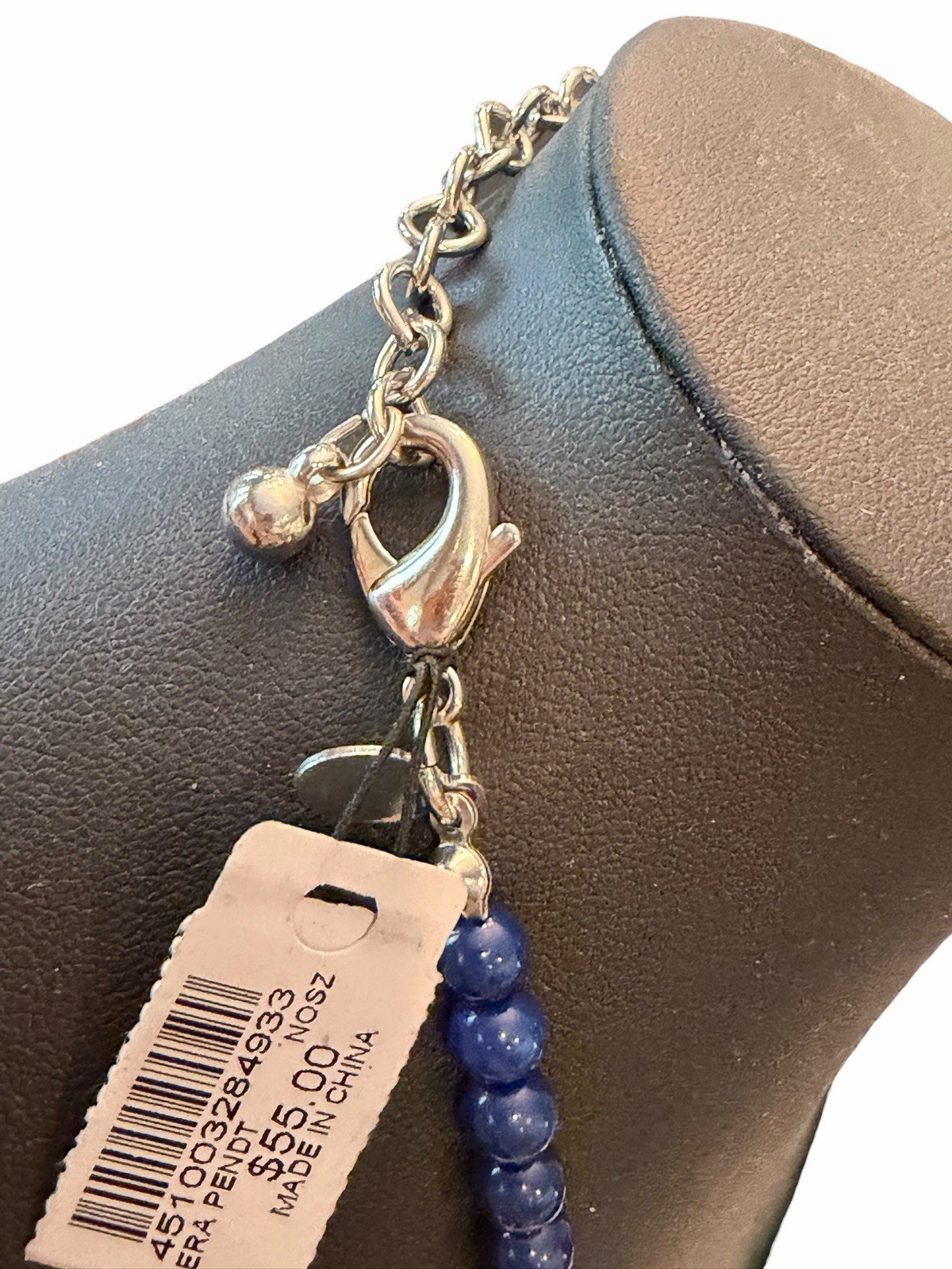Chico’s Hera Pendant Necklace Turquoise Blue Statement Necklace NEW $55 Mermaid