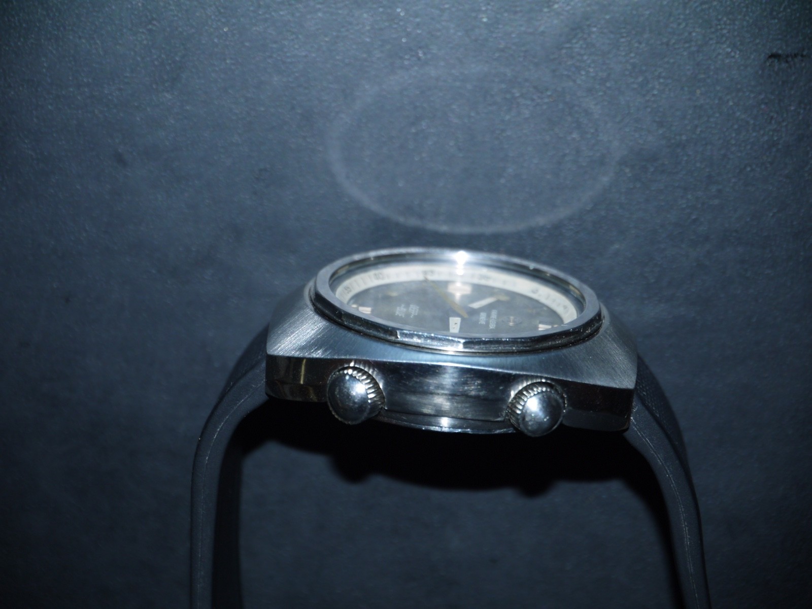 FAVRE LEUBA, DEEP BLUE, 1960’s, 40mm. Stainless, Tropical, Serviced