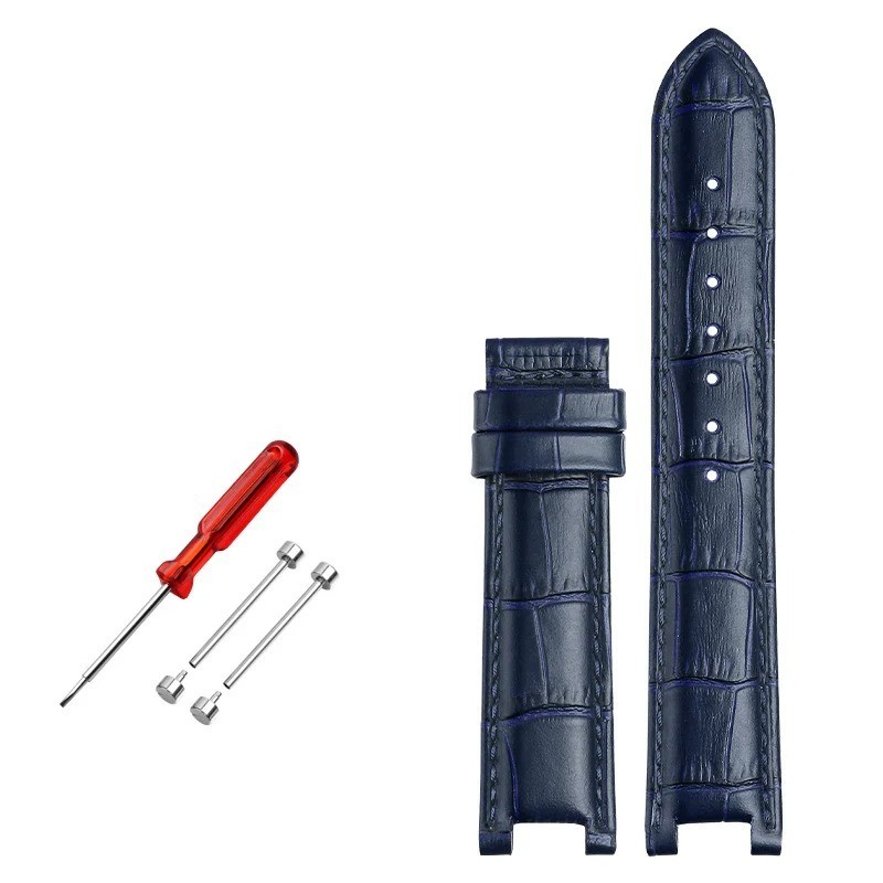 Watch Strap Fit for Gc 22x13mm 20x11mm Notched Wristwatches Band