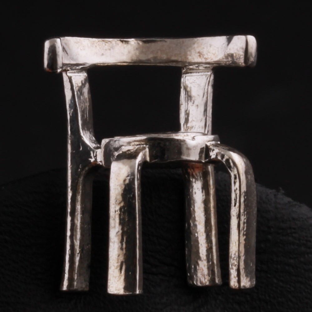 OBP Collection A/S Copenhagen Chair “Silver” Pin “Sunshine & Night”. VERY RARE!