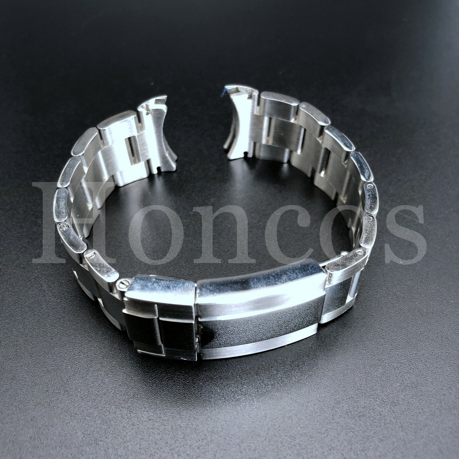 OYSTER WATCH BAND BRACELET FITS FOR ROLEX YACHTMASTER 20MM FLIP LOCK STAINLESS