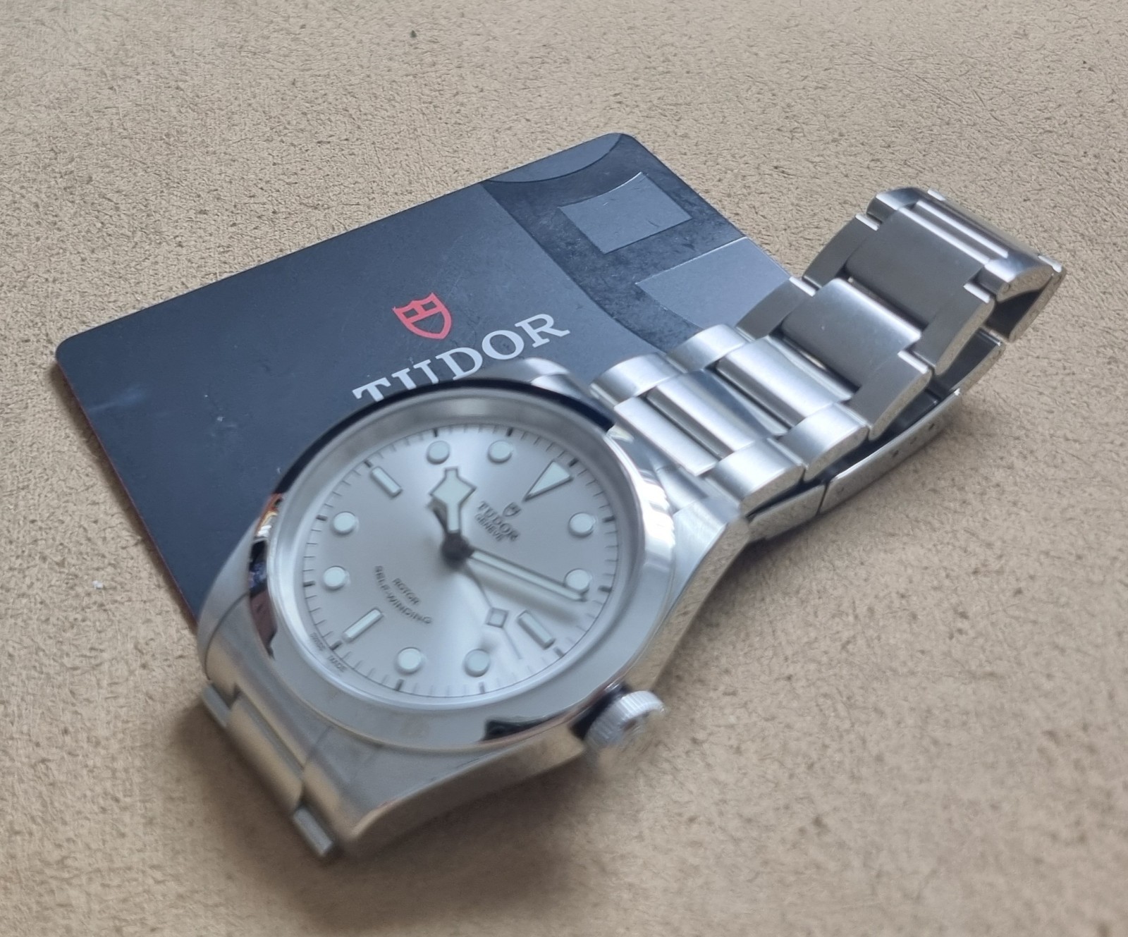 2022 Tudor Black Bay 41 79540 Steel Silver Dial Automatic Bracelet Box And Card
