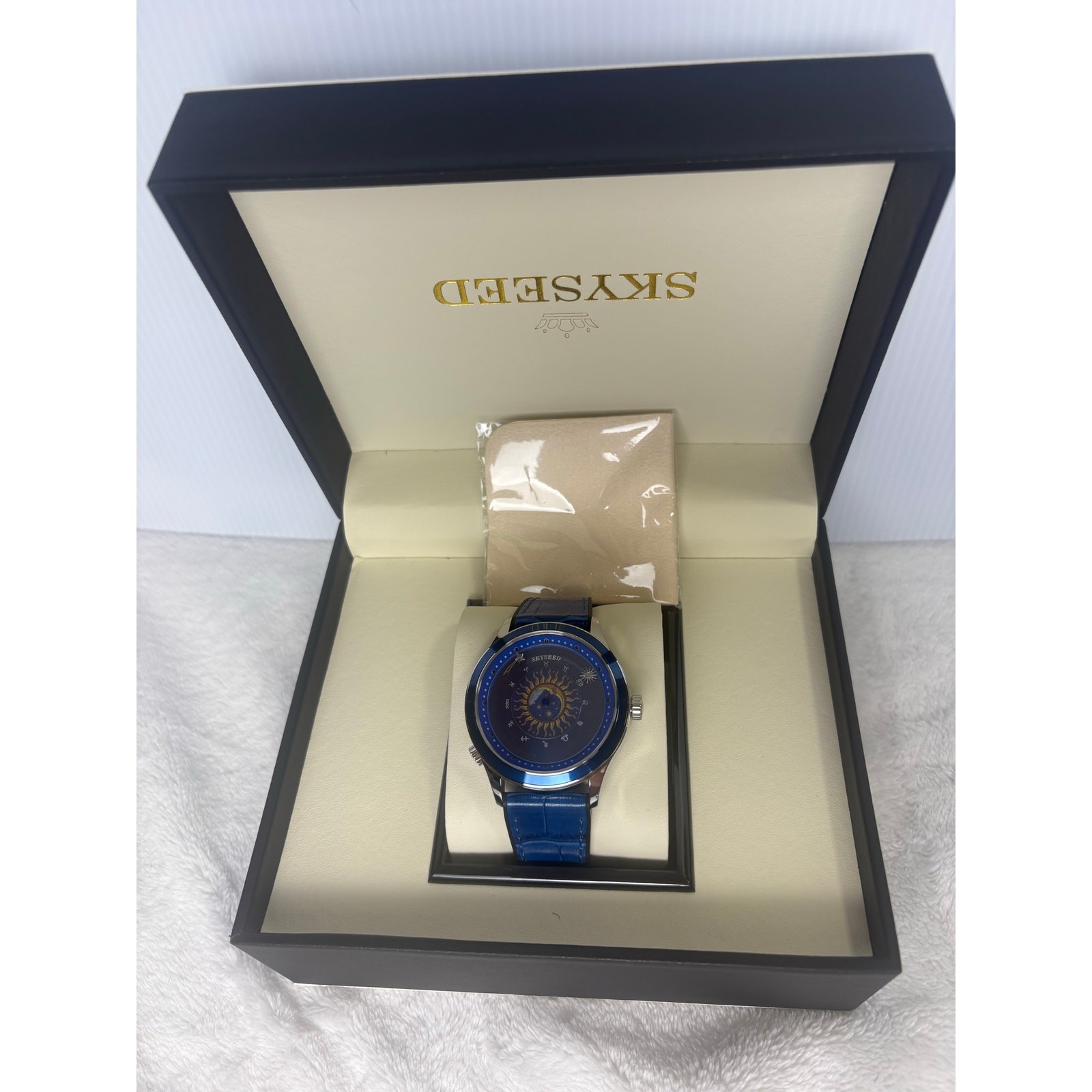 Stunning Skyseed Blue Zodiac Automatic Unisex Watch – New!