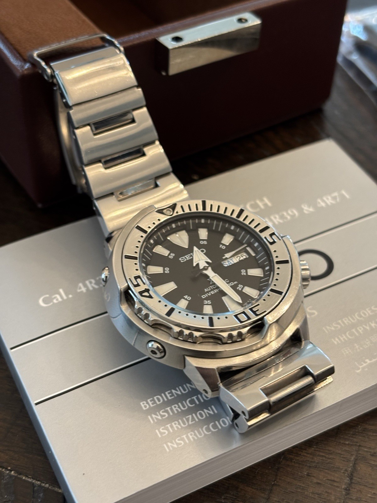 Seiko International Prospex Automatic 4R36 Baby Tuna SRP637K1