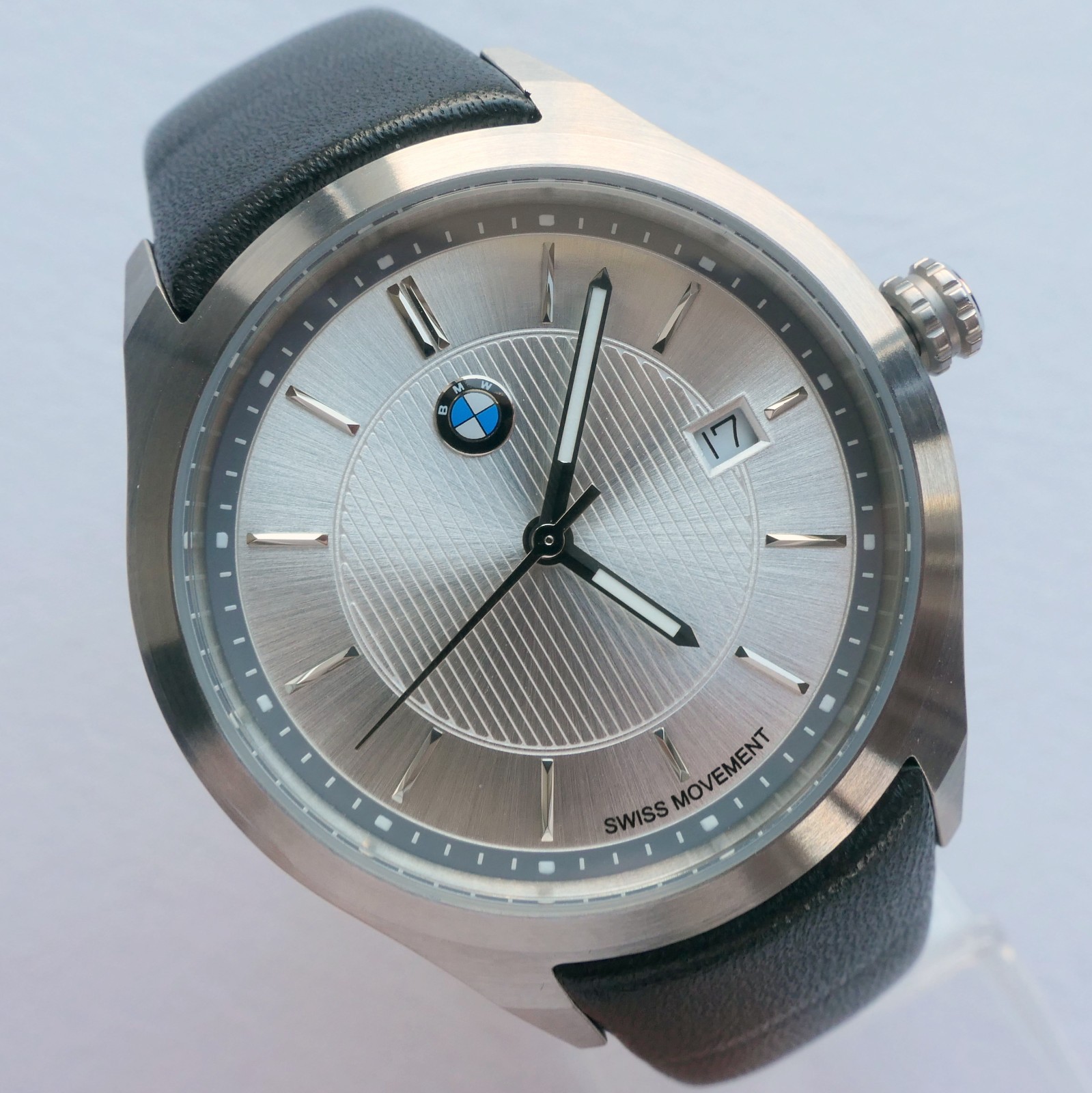 BMW Classic Line Mens Ladies Driver Design Sport Car Accessory Swiss Movt Watch