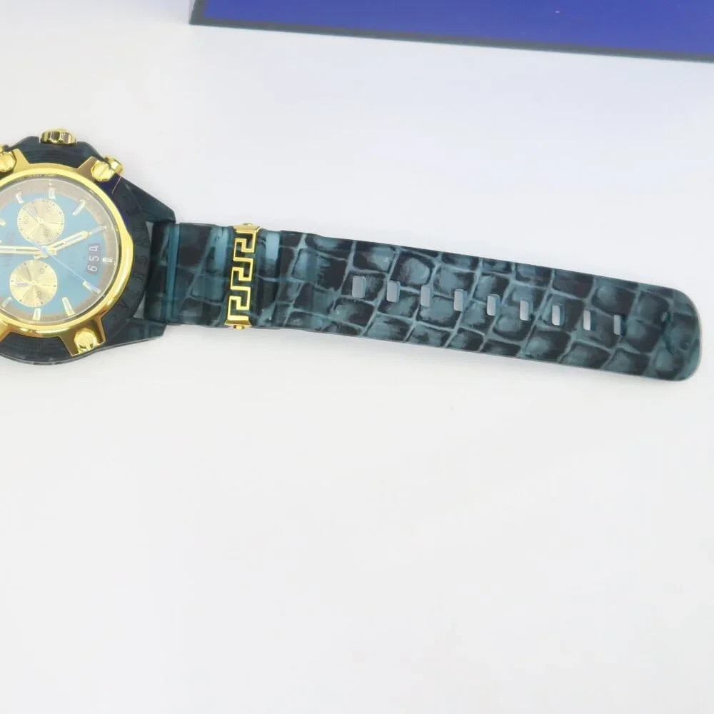 Versace VE8P00324 Icon Active Chronographs Blue Multicolor 44mm. New Watch.