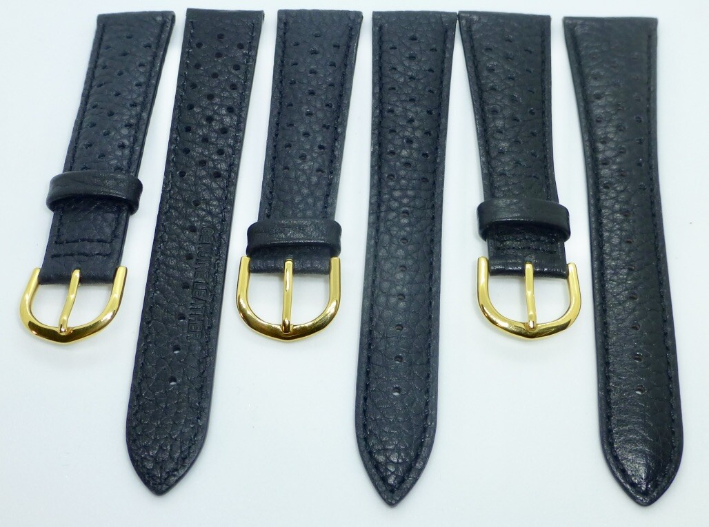18mm/20mm/22mm Vintage 1960s/70s Leather Watch Band Strap with Buckle for IWC
