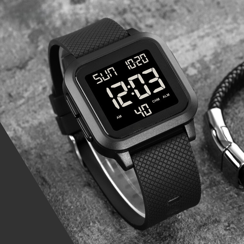 Men’s Military Sports Watch LED Screen Large Digital Face Waterproof Wristwatch