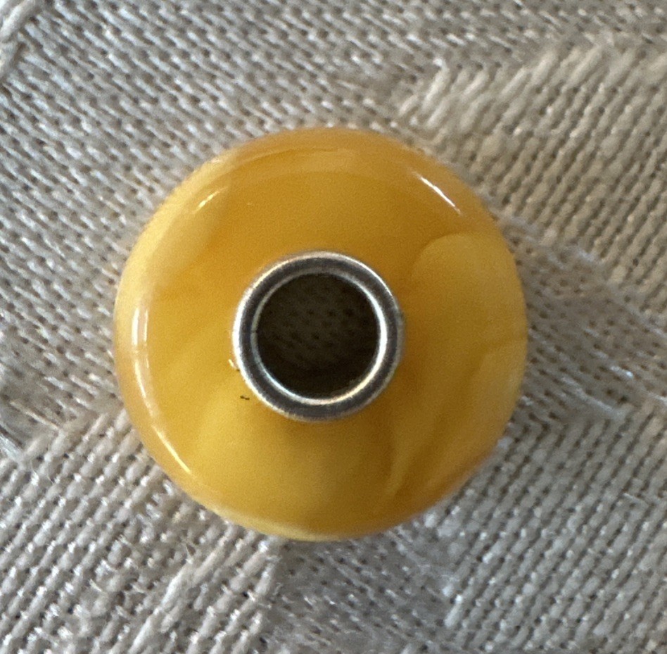 Authentic Trollbeads OOAK New Alabaster Bead