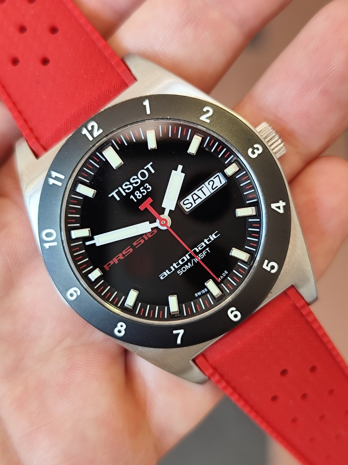 Tissot prs 516 automatic black watch