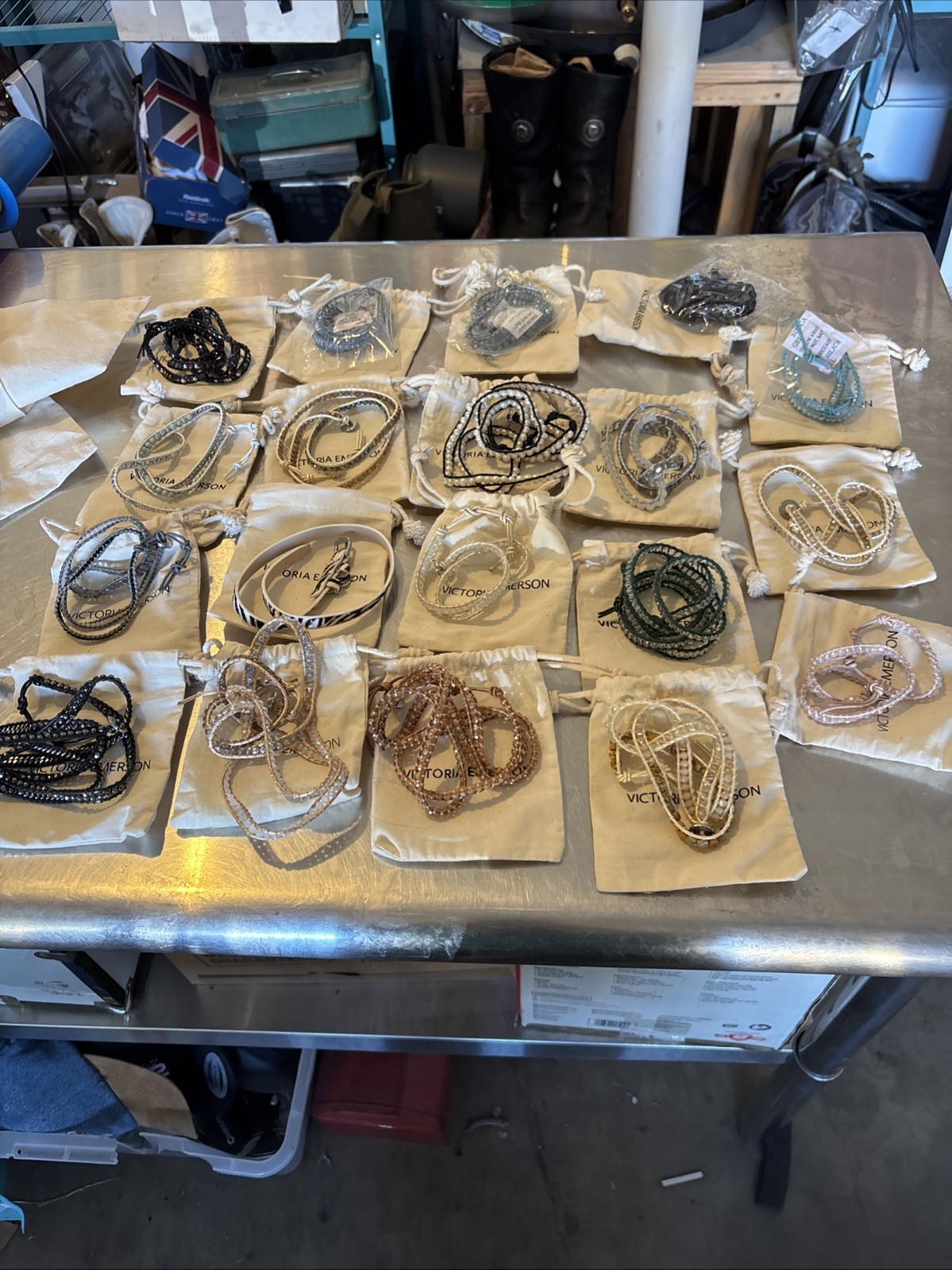19-Signed Victoria Emerson Wrap Bracelets