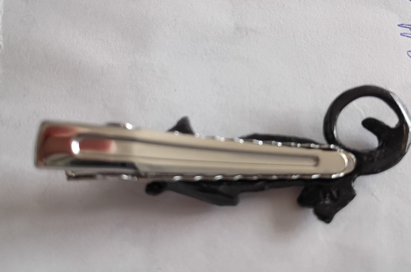 Alchemy Gothic England Black Cat Sith Hair Slide Barrette reg $24