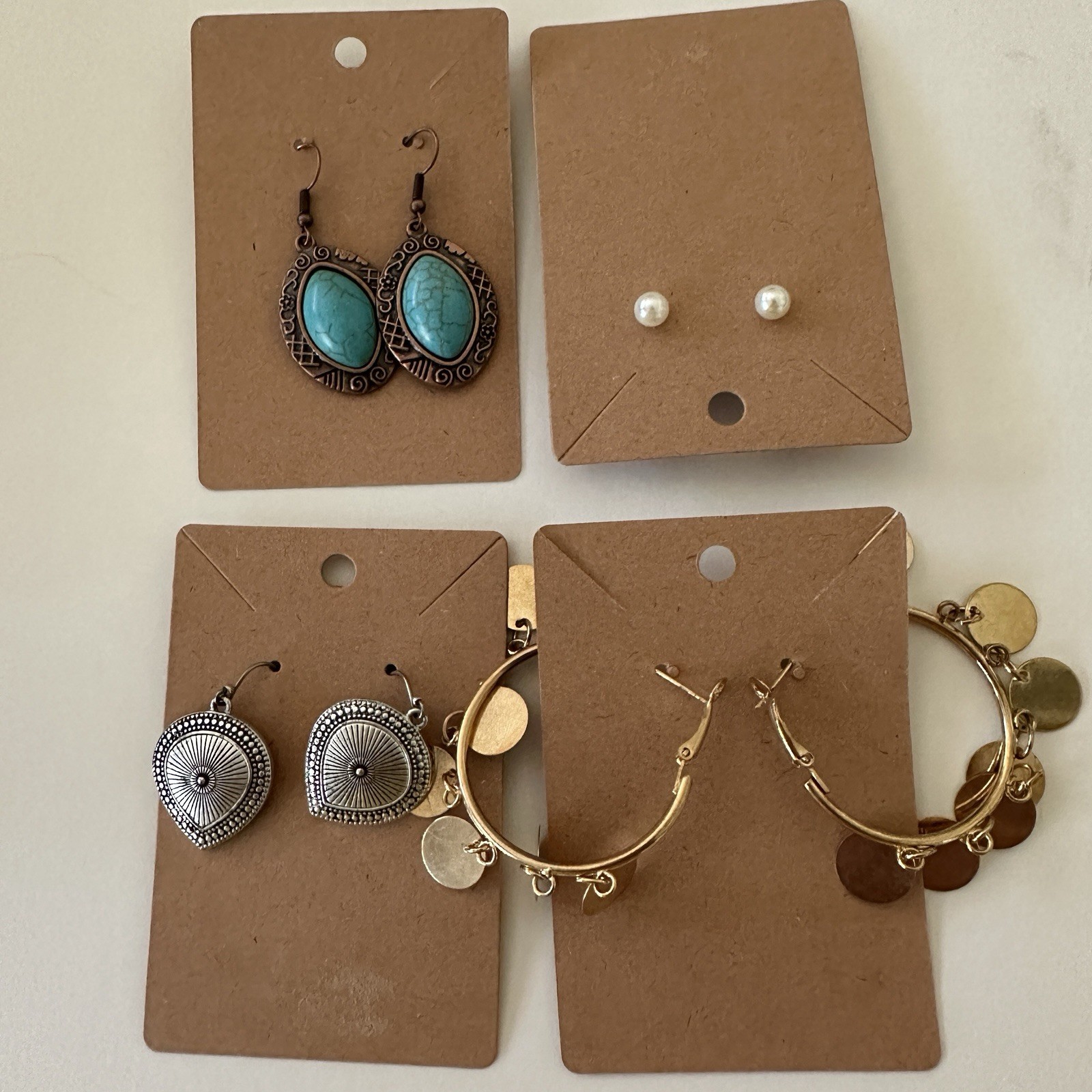 Lot Of 4 Fashion Earrings For Pierced Earrings