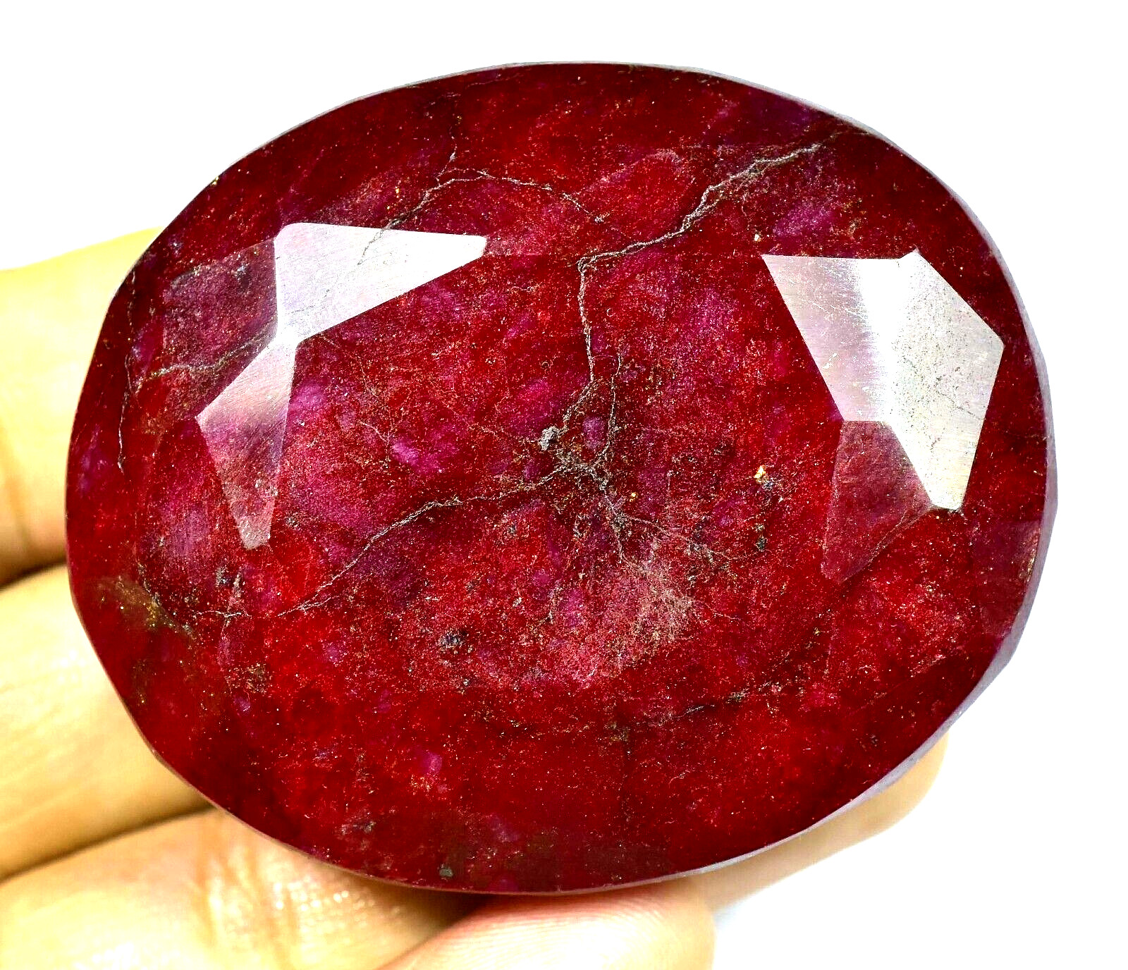 RARE 465.00 Ct Natural HUGE Red Ruby CERTIFIED* Museum Grade Oval Gemstone