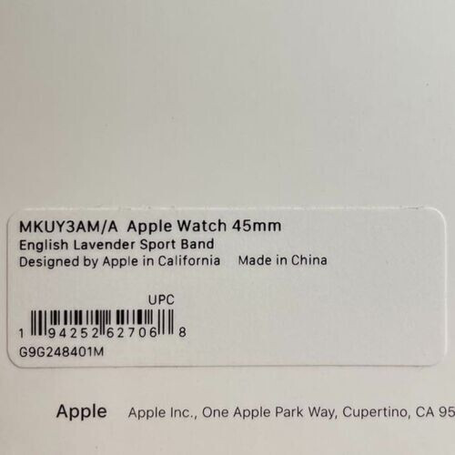 Apple iWatch 42mm 44mm 45mm 3 4 5 6 7 8 9 SE Ultra Sport Band – English Lavender