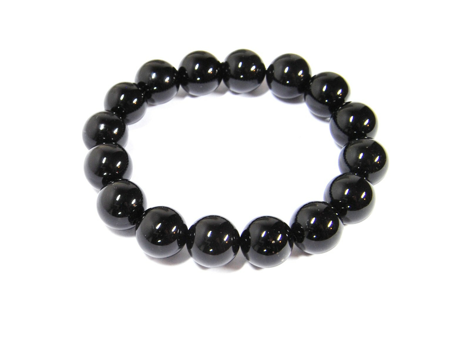 Beautiful Onyx Gemstone Ball Shape Bracelet Ø-12mm