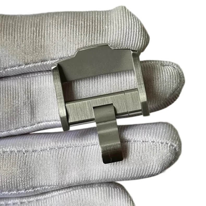 24mm Steel Tang Pin Buckle Clasp Fits AP 15720ST Royal Oak Offshore Easy Change