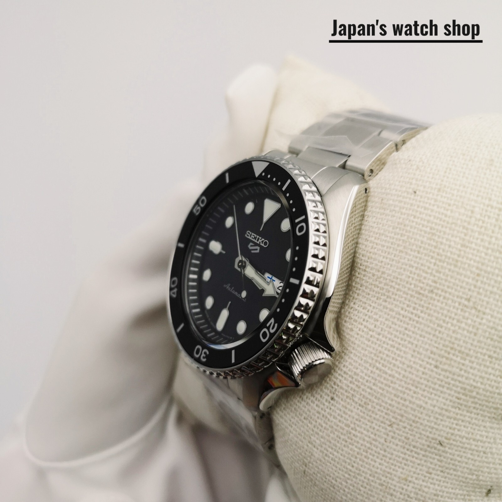 SEIKO 5 SPORTS SBSA005 Black Mechanical Automatic Men’s Watch New in Box