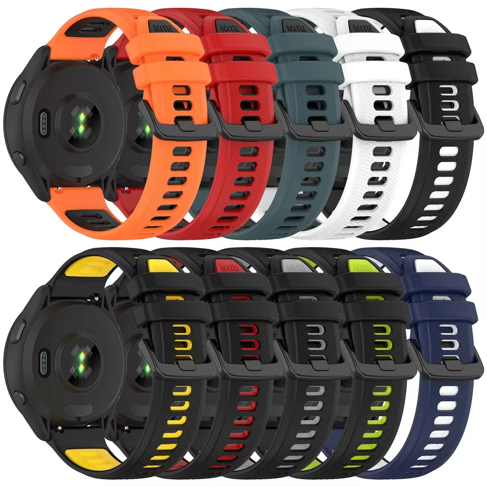 Silicone Sport Strap For Garmin Forerunner 255 265 245 165 Band For Garmin Venu