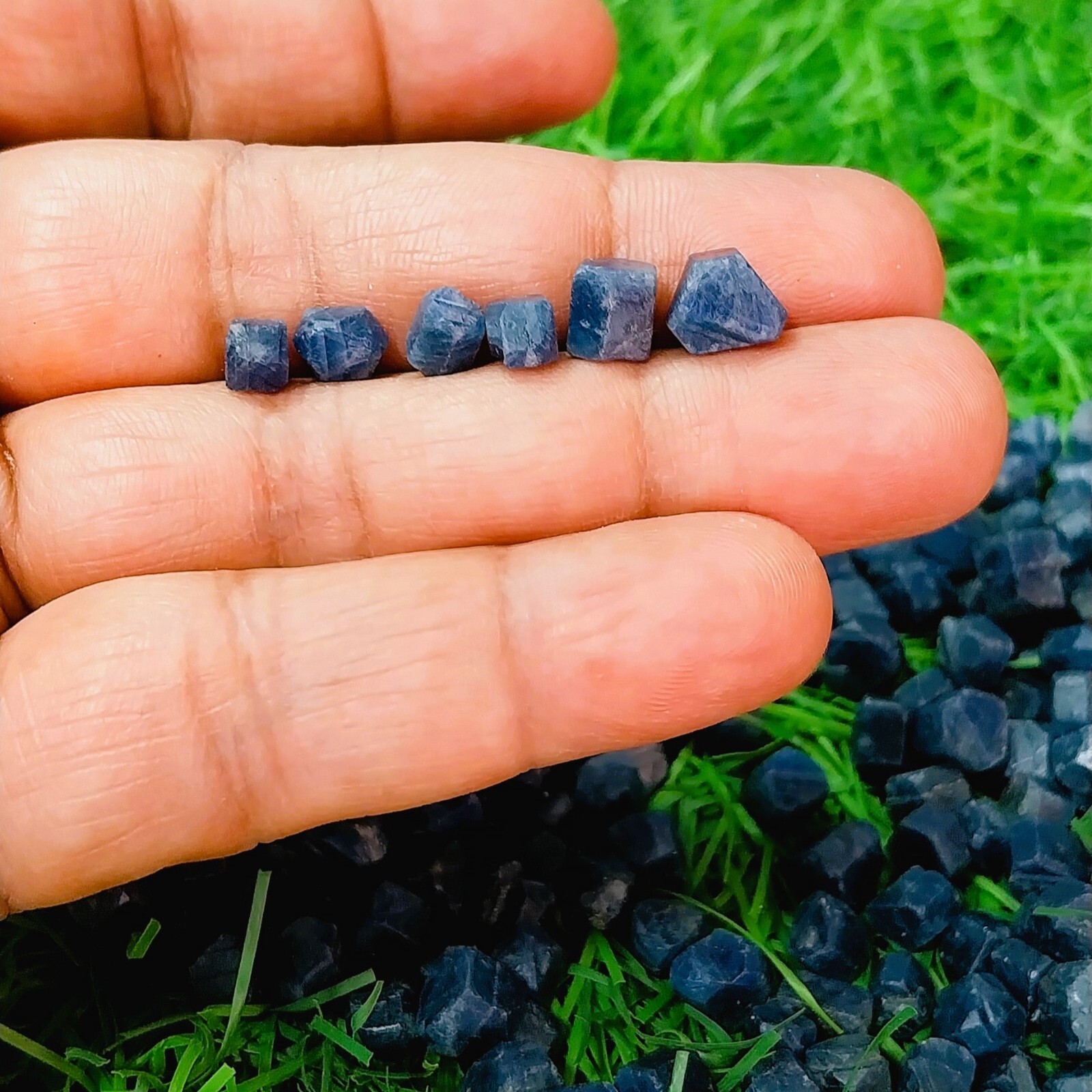 Natural Ceylon Blue Sapphire Rough Loose 100% Untreated Sapphire Rock 100 Ct-Lot