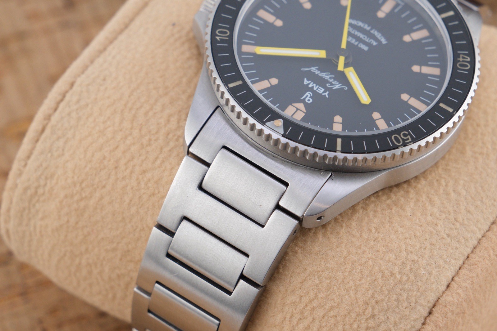 Yema Navygraf Heritage YNAV2019-AMS 300m Diver.No Date. Full Set Clean 7.5” 2022
