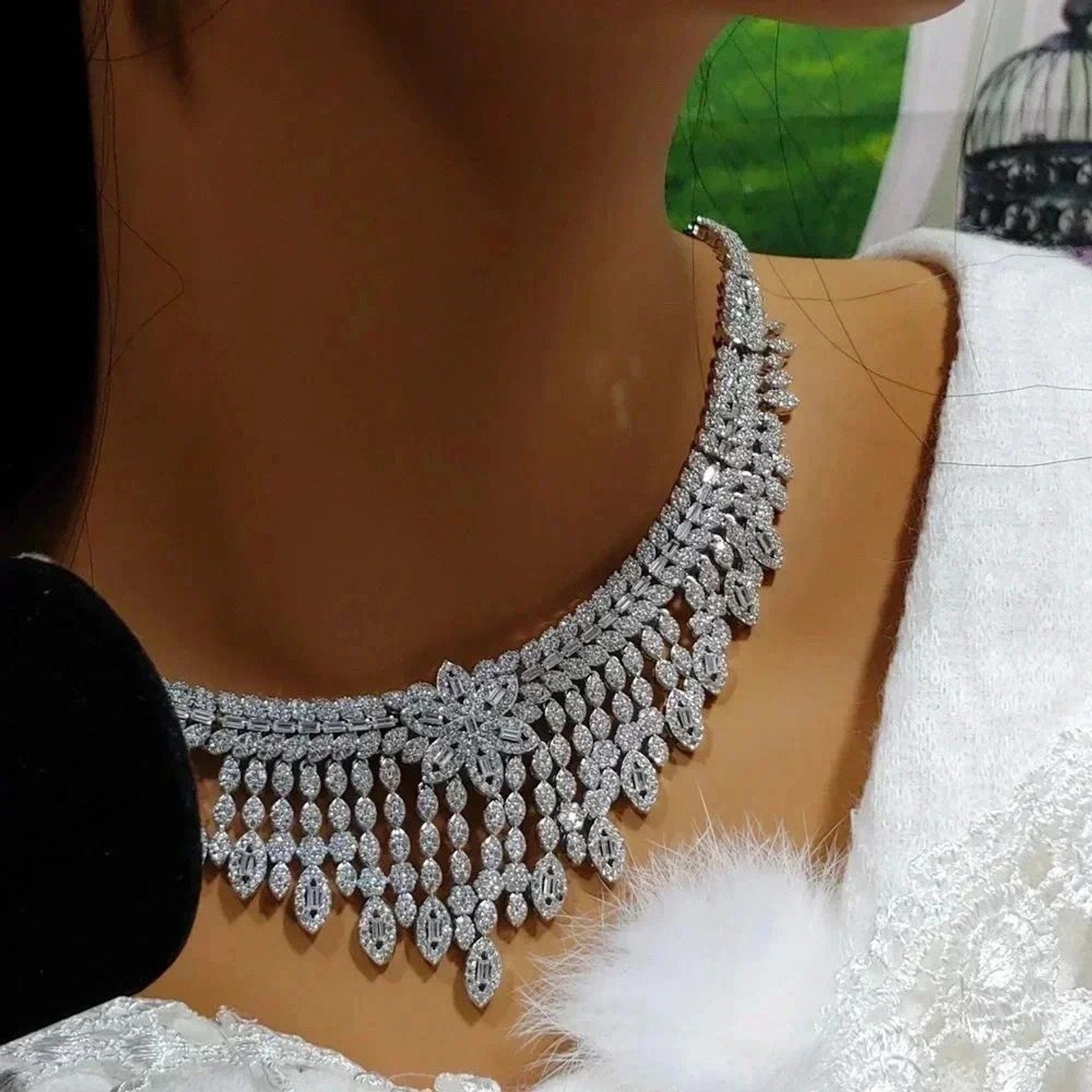 7pc Handmade Unique One-Of-A-Kind Bridal Tiara Package