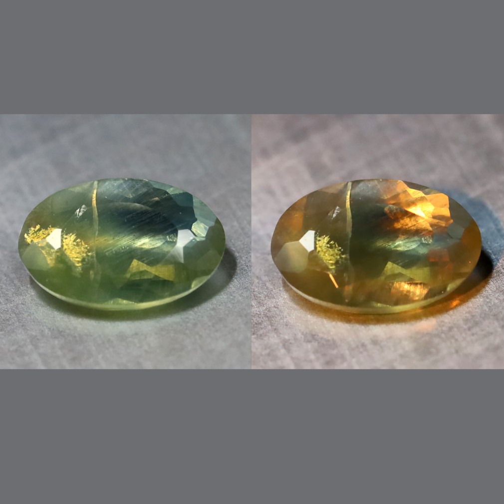 0.36 ct Terrific Oval Cut (6 x 4mm) Green Un-Heated Natural Alexandrite Gemstone