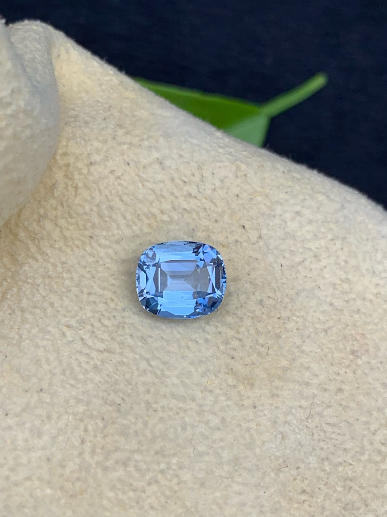 2.80 CT Santa Maria Aquamarine Cushion Cut Natural Gemstone Untreated March