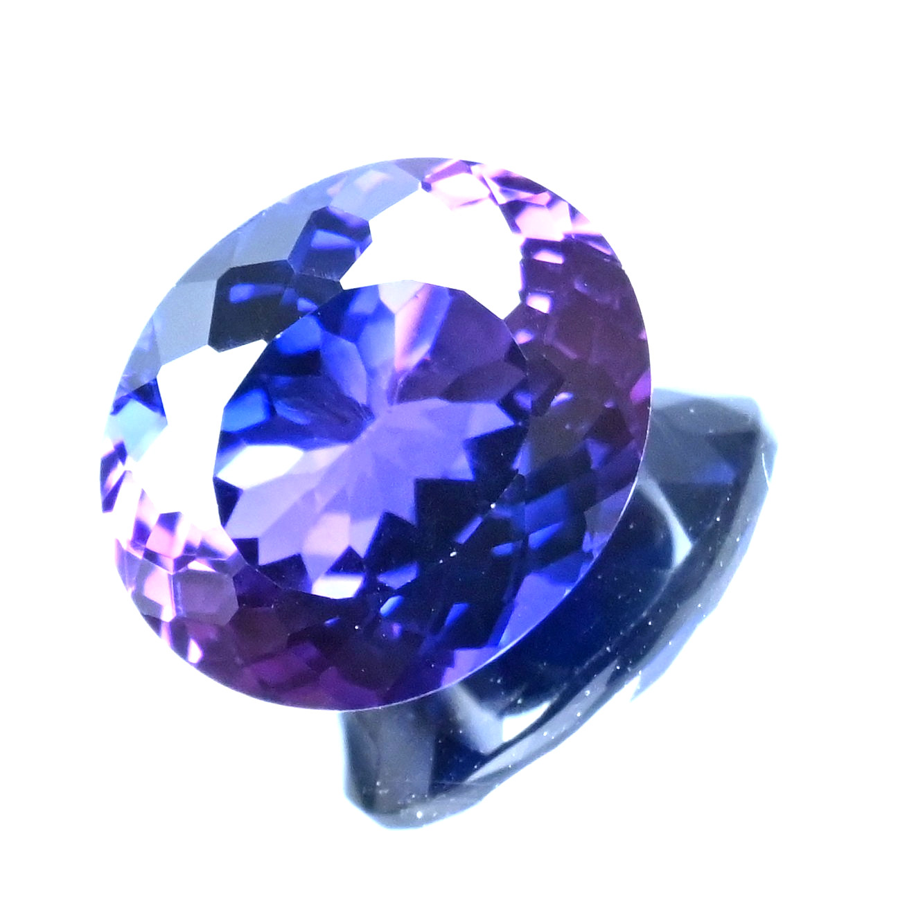 16.55 Ct Natural Boysenberry Sapphire Oval Certified Flawless Loose Gemstone