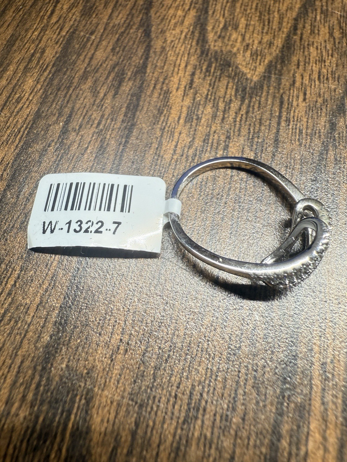 Sterling Silver 3 Row Swirl CZ Ring Sz 6,7,8,8.5,9 Anti Tarnish